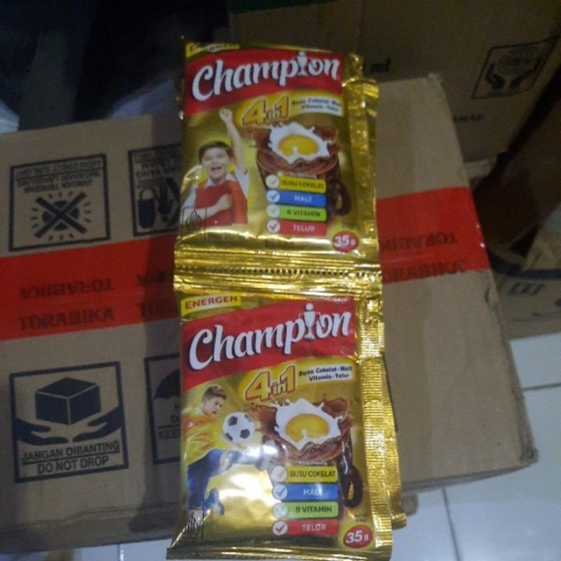 

Energen champion 1renceng isi10sachet
