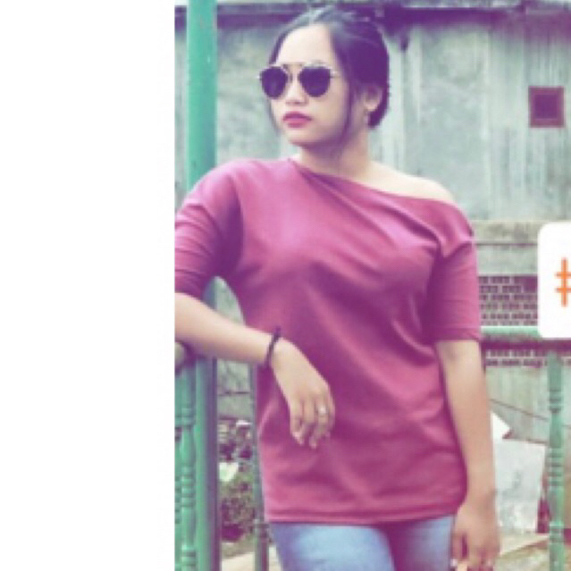 preloved kaos sabrina miring