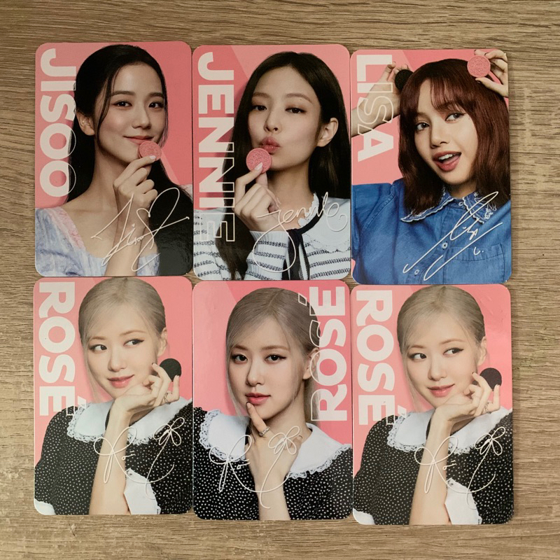 

[READY STOCK] PHOTOCARD OREO X BLACKPINK ROSE