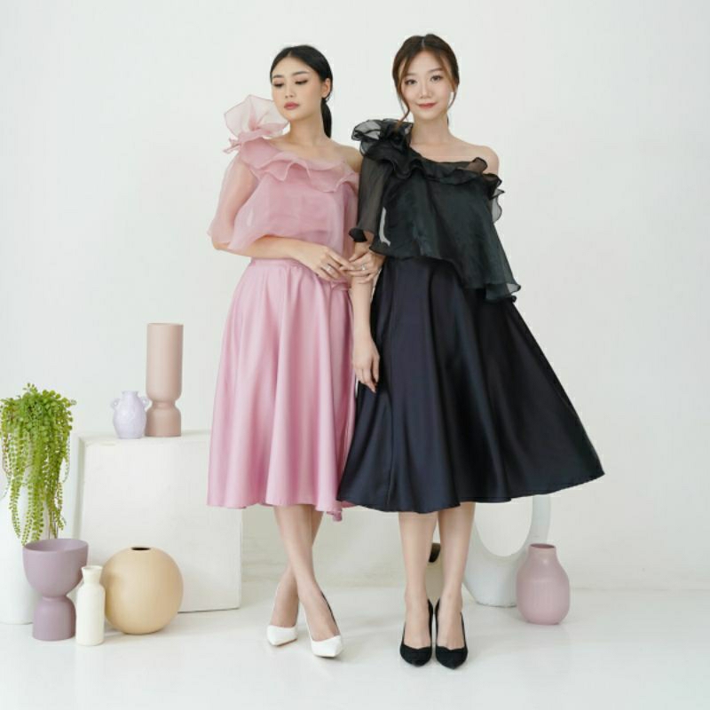 Ruffle Top Organza Meydina