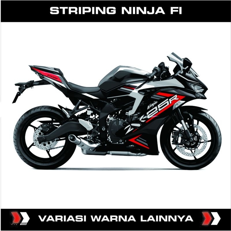 Decal Striping ZX25R Ori Printing Trasfaran / Stiker Motor Kawasaki Ninja ZX25R