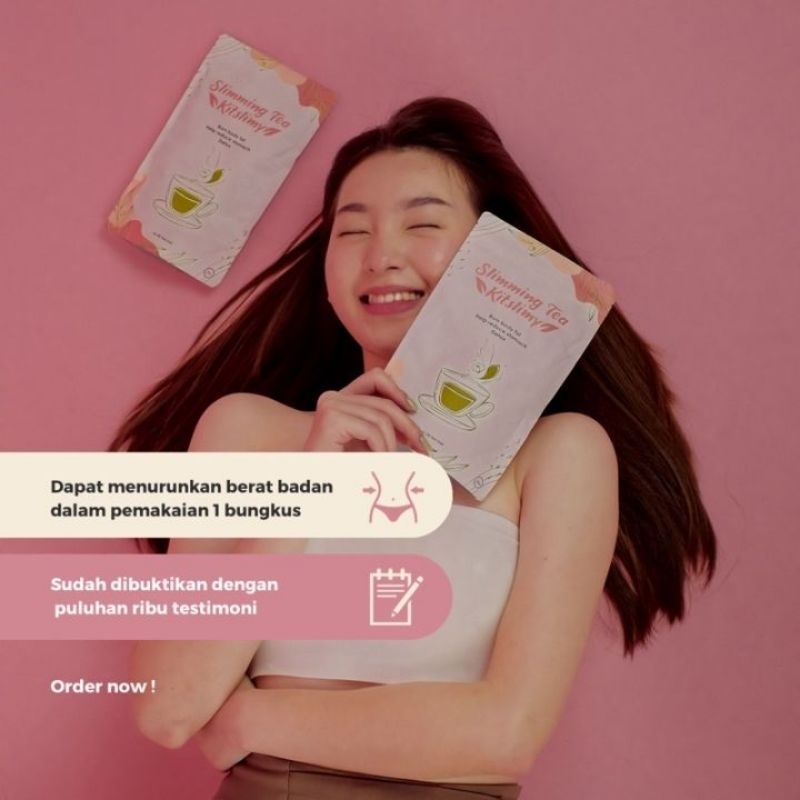 Teh Diet KITSLIMY Slimming Tea (Isi 20) Pelangsing Badan Original 100%