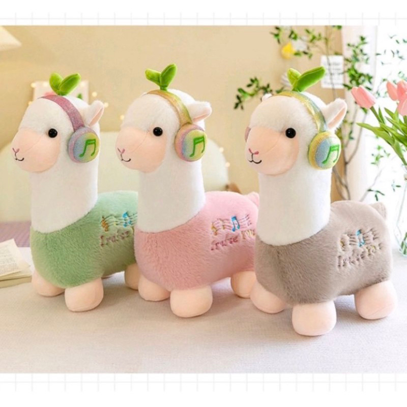 Boneka Alpaca Terbaru Boneka Musical Alpaca Bahan Yelvo Soft SNI