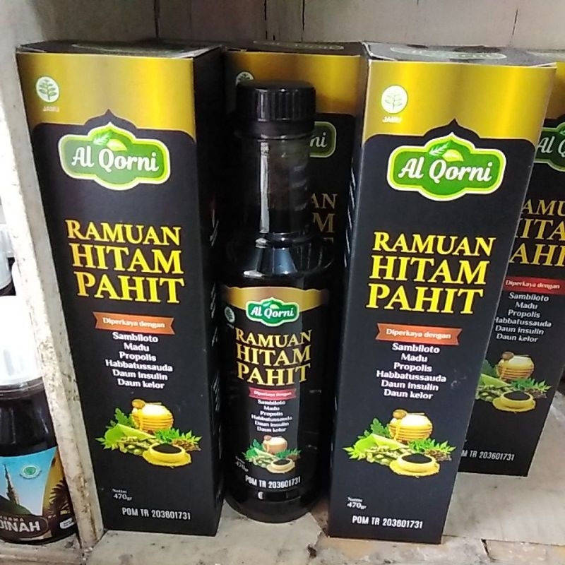 

madu hitam pahit al qorni | madu pahit | Ramuan hitam pahit 470 gr