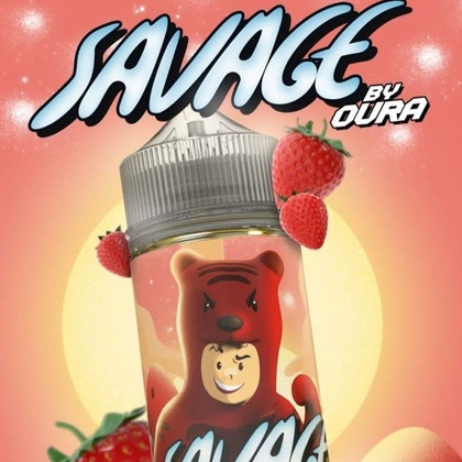 SAVAGE V2 STRAWBERRY INFERNO 60ML 3MG 6MG