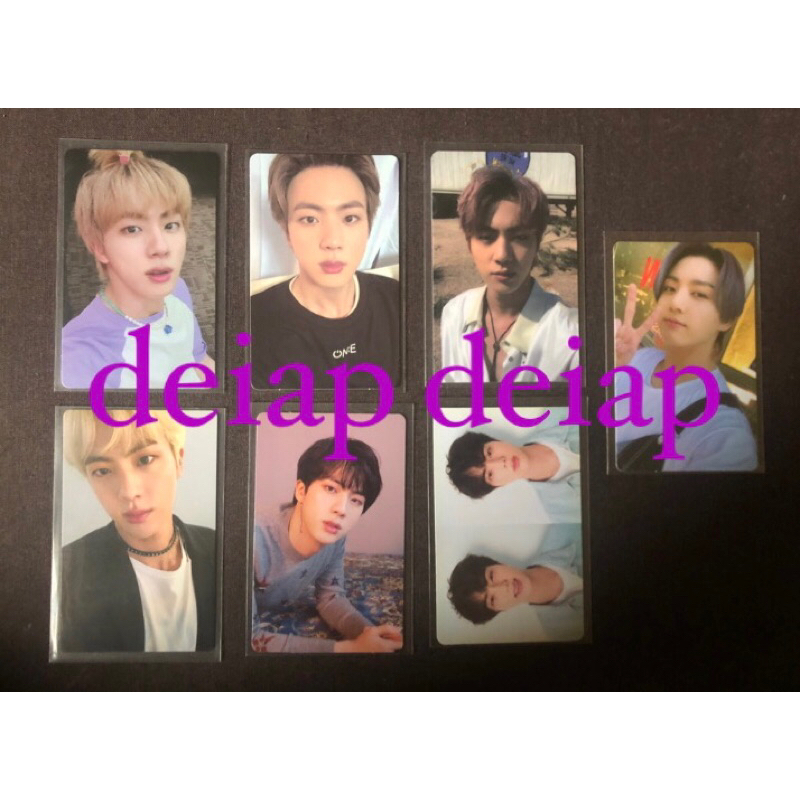 PHOTOCARD PC OFFICIAL JIN KIM SEOKJIN APEL HAIR SOWOOZOO BLURAY MOTS FAKE LOVE LD M2U BUTTER DILAN T
