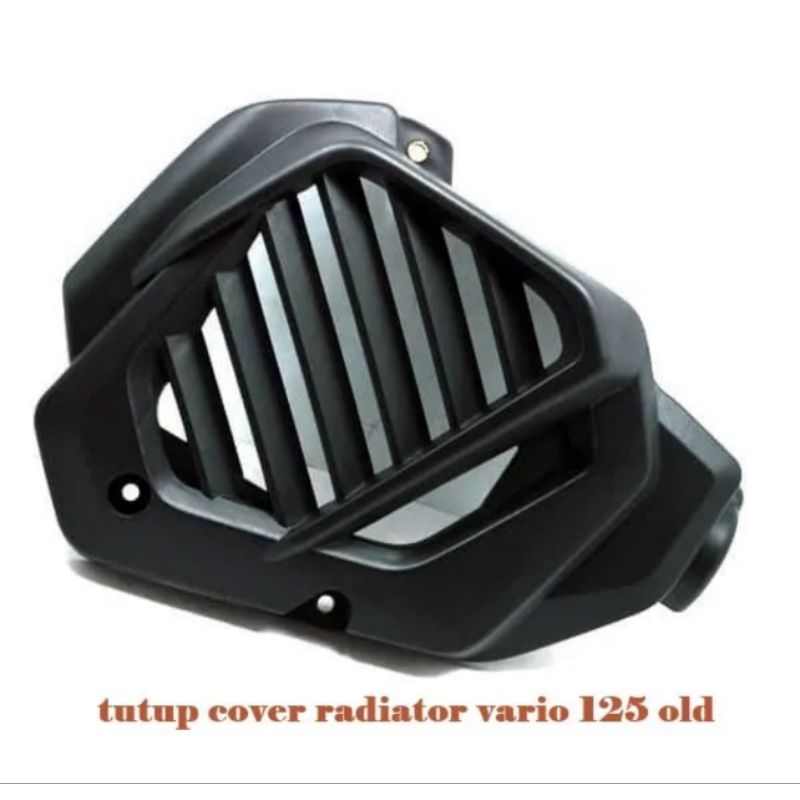 Tutup-Cover Kipas Radiator-Mesin Honda Vario Techno 125 FI-F1 Lama-Old HITAM(46i)