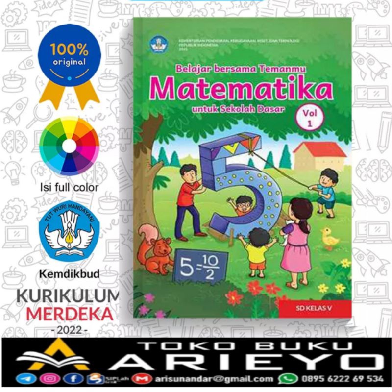 

New+K-Merdeka Matematika Vol 1 SD Kelas : 5 Sekolah Penggerak