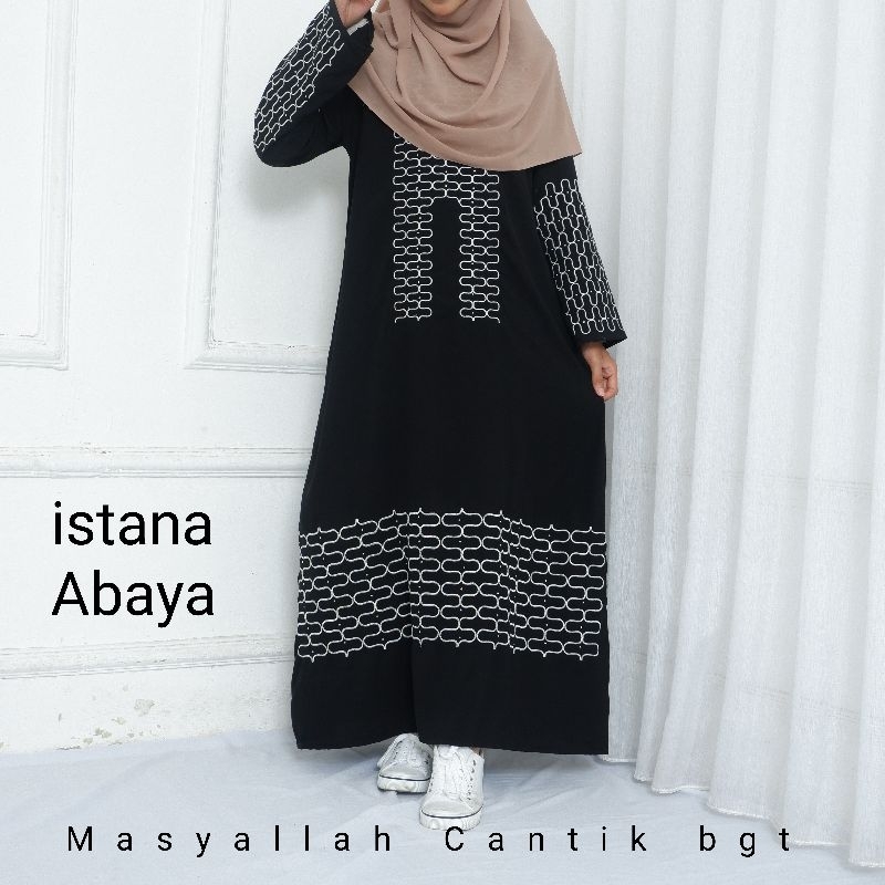 ❤️ abaya Turki bordir amirah parah mewah banget biar mata yg buktikan full bordir cantik bgt kak! ❤️