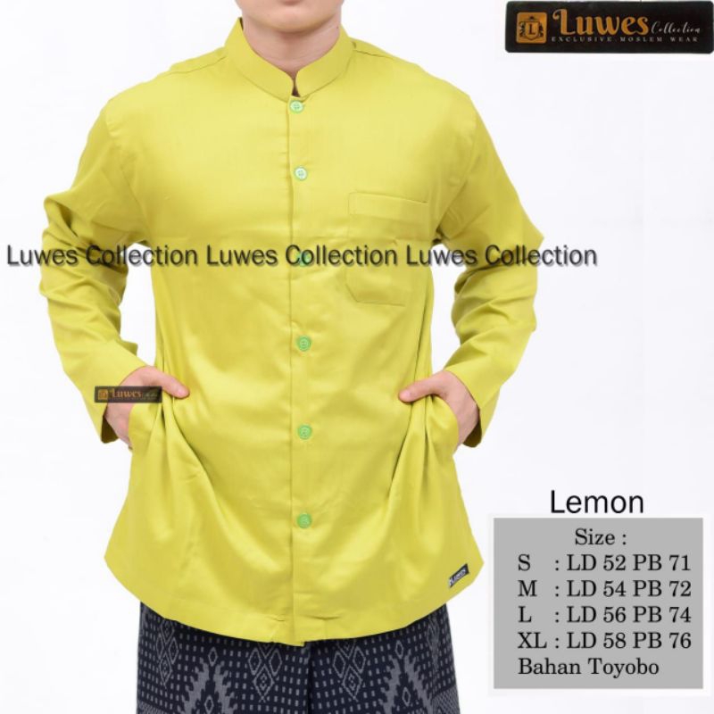 KOKO HAIBAH SAKU SAMPING EXCLUSIVE/KOKO AMMU/KOKO PRIA LENGAN PANJANG PUTIH