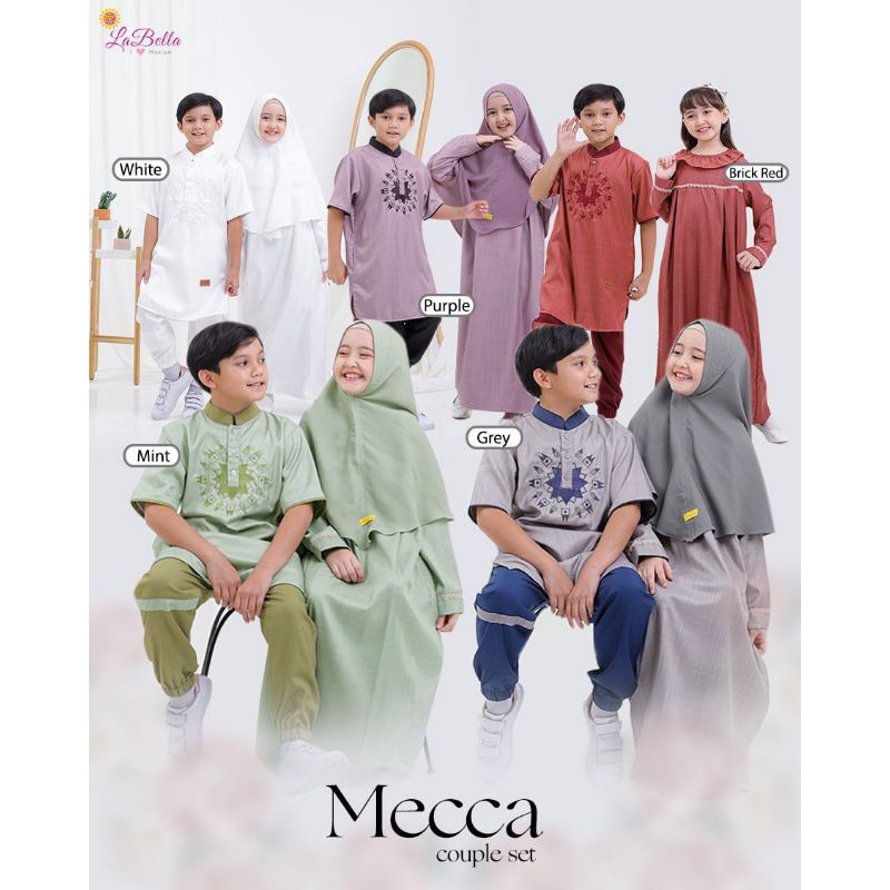 COUPLE KOKO DAN GAMIS ANAK, MECCA BY LABELLA