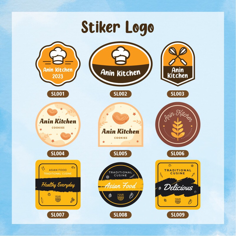 

STIKER LABEL PRODUK MAKANAN