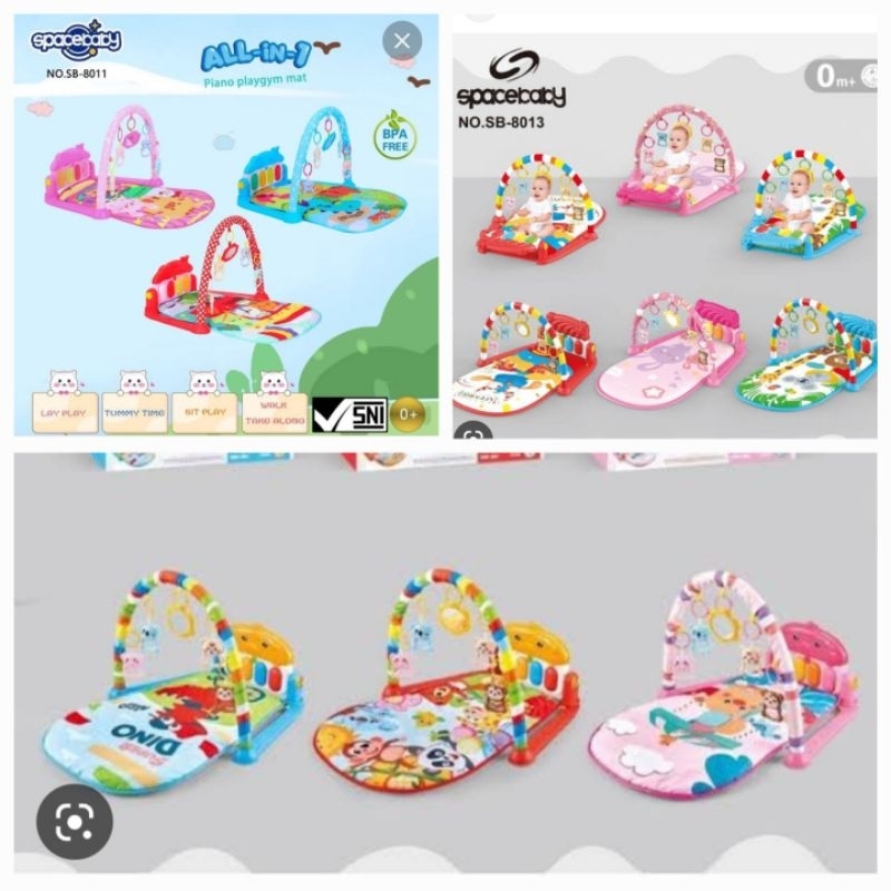 piano playgym spacebaby sb 8011 house sb 8013 rainbow sb 8017 duck sb8012 Rainbow