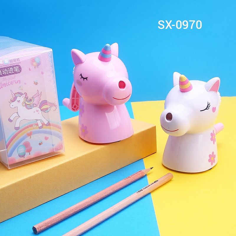 

SM - SERUTAN MEJA RAUTAN PENSIL PUTAR UNICORN LUCU UNIK / PERALATAN SEKOLAH/ STATIONERY