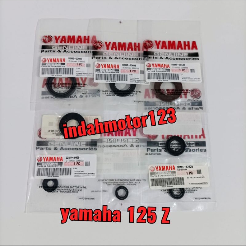 seal sil mesin kruk as selah operan gear balancer yamaha 125Z  125 z touch