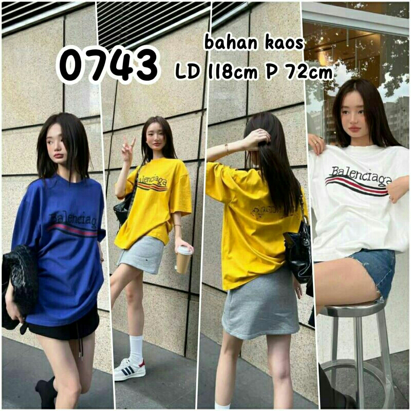 Kaos Wanita Balen Import Allsize