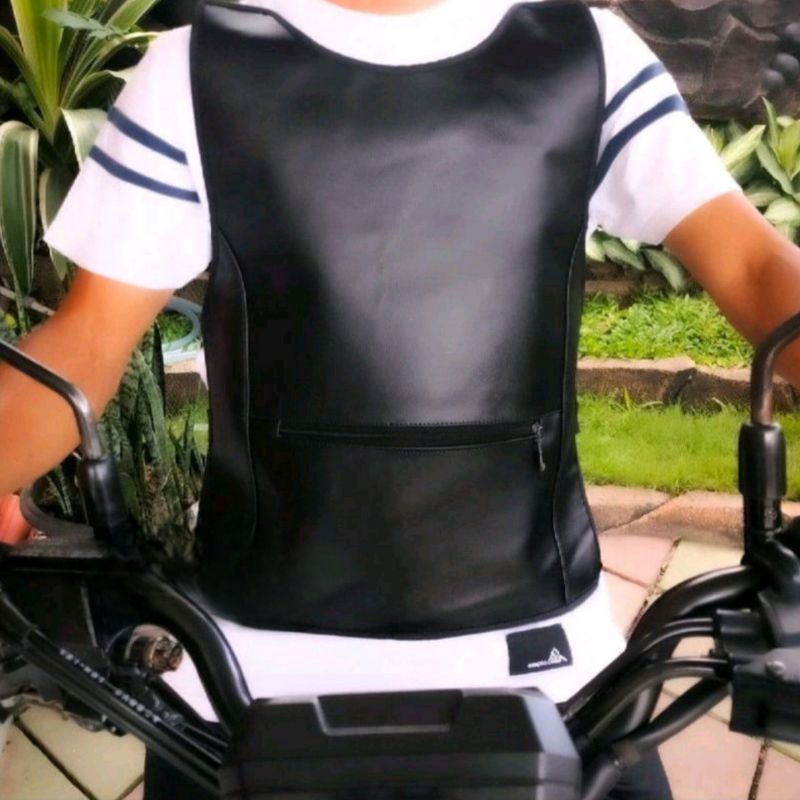 rompi pelindung dada motor kulit sapi