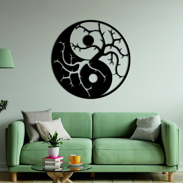 [SEHARI JADI] Hiasan Dinding Aestetik "Pohon Yin Yang"