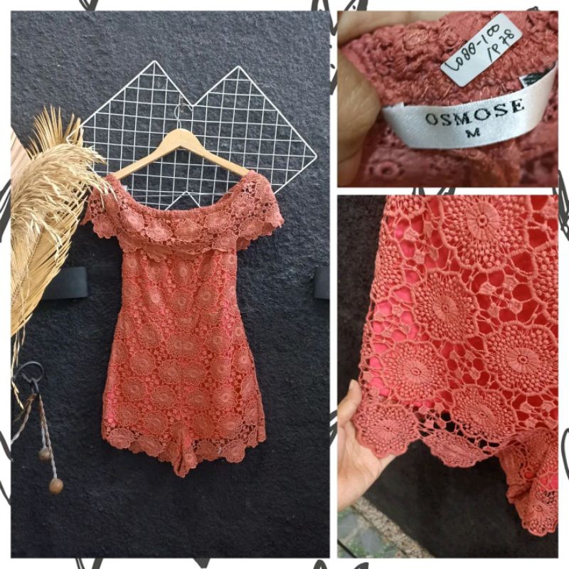 osmose crochet jumpsuut