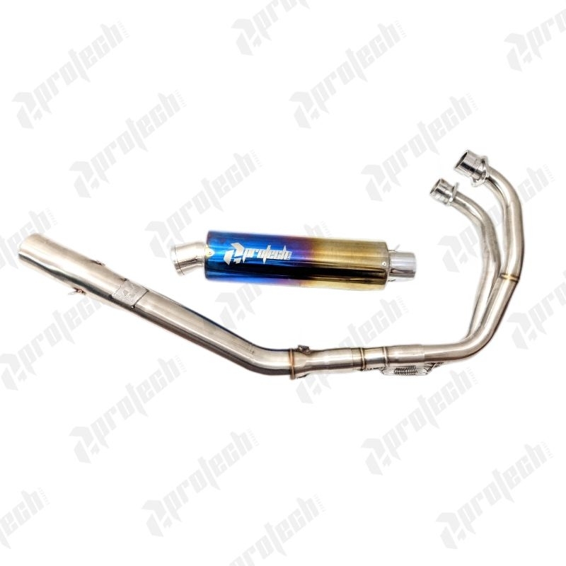 Yamaha MT25 / R25 — Round Muffler · Silver — foto 4