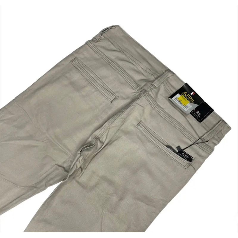 Celana katun chino panjang pria skinny/Celana katun panjang pria strech