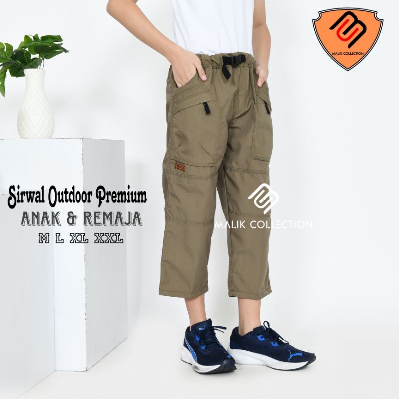 Sirwal Outdoor Premium MALIK Celana Anak Laki Laki Panjang