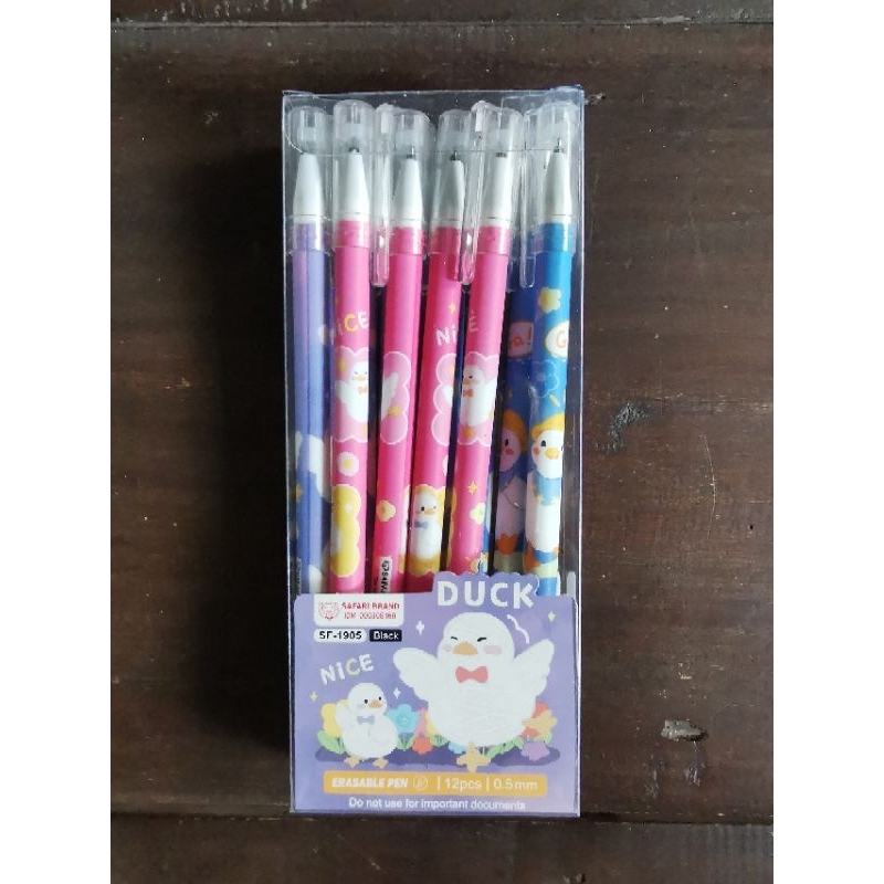 

erasable pen ( bolpen bisa dihapus) safari