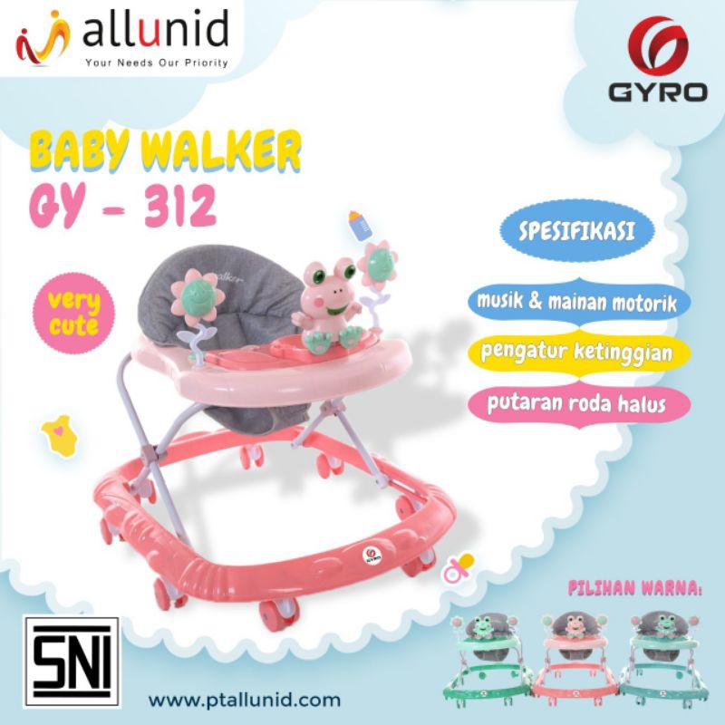 BABY WALKER GYRO - 312 MEMBANTU ANAK JALAN