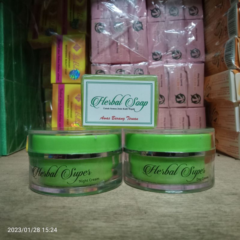 Paket Cream Herbal Super Hijau 3in1