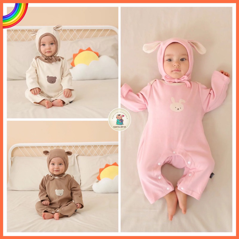 Jumper Bayi Unisex Import / Sleepsuit Bayi / Bodysuit Bayi Motif Terbaru