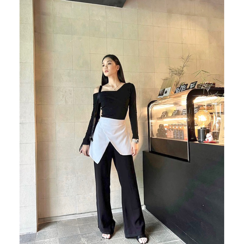 SOULMATE PANTS & OBI BELT (MULTIWAYS CULOTTE PANTS WITH OBI)