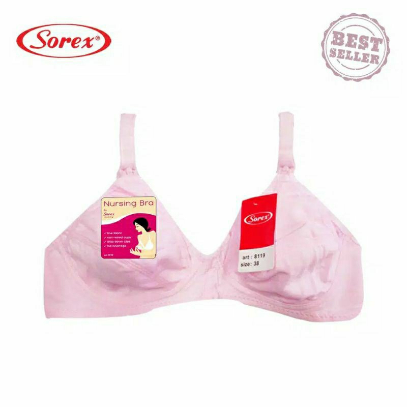 BH MENYUSUI NURSING BRA SOREX 8119 TANPA BUSA TANPA KAWAT