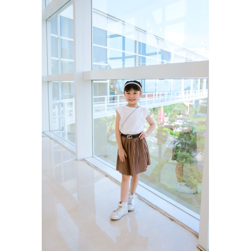 Rok Plisket Anak Perempuan / MERLYN PLISKET SKIRT