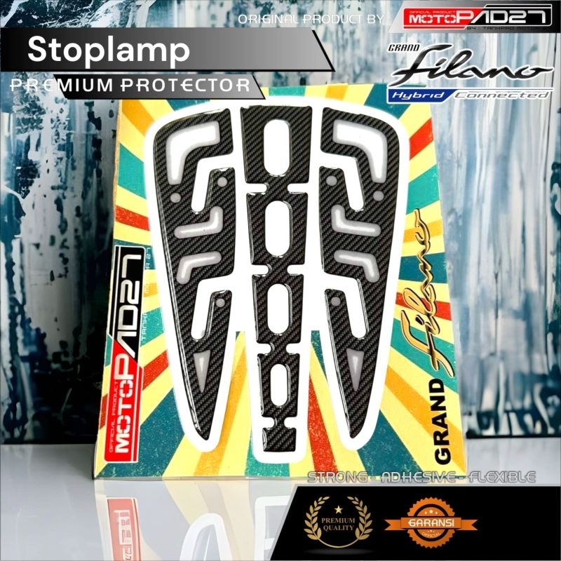 Motopad27 Stiker Grand filano Stiker timbul Cover Stoplamp yamaha Grand filano 2023