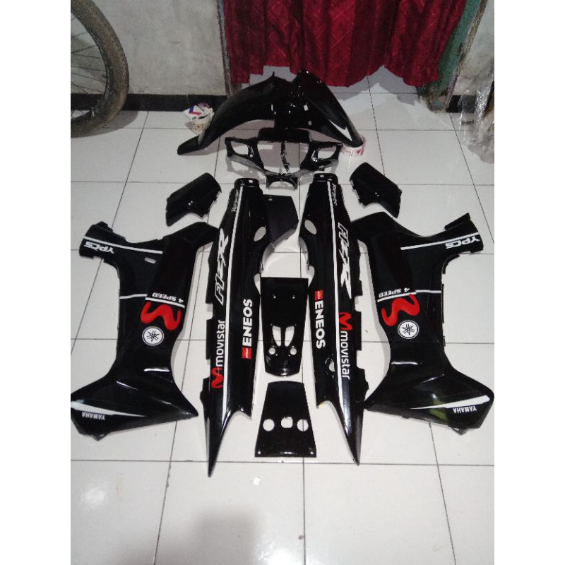 Cover Body Yamaha F1Z R Movistar Hitam bodi full set fizr box f1zr