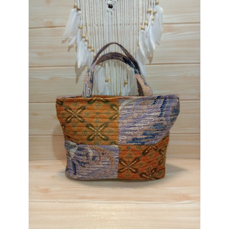 Tas Batik Perca Mukena// Motif Batik Random