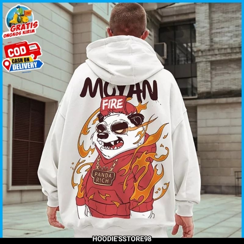 Jaket Sweater Hoodie Zazomde Moyan Fire Pria Wanita Switer Hodie Cowo Cewe Sweeter Hodie Keren Suite