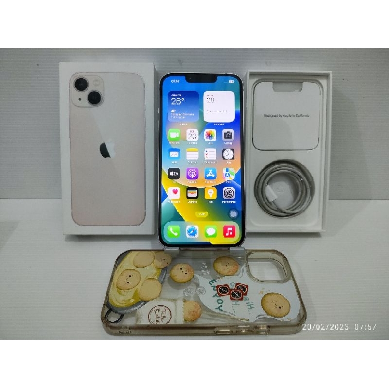 Iphone 13 512 Gb Likenew 99% Langka Istimewa IBOX Garansi 16 Agustus 2023  Dusbook Slim  bisa TT khu