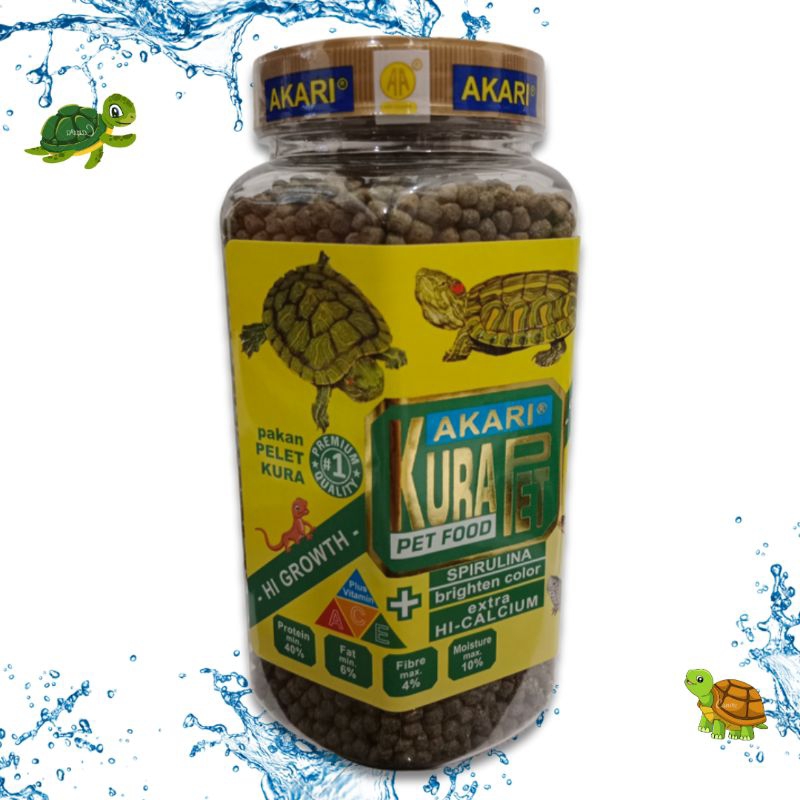 Makanan Ikan Kura Kura Pet Food AKARI AA KURA PET 300gr