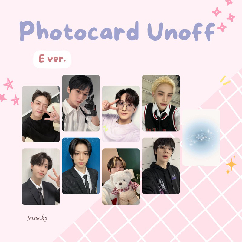 [STRAY KIDS] PHOTOCARD SELCA #1 STRAY KIDS UNOFFICIAL