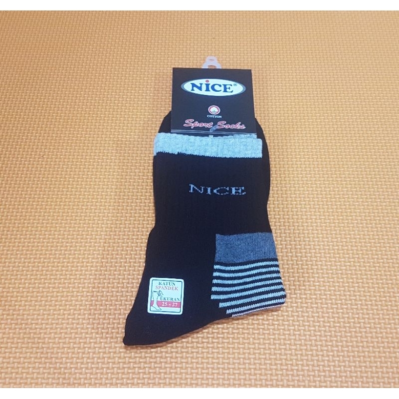 1 pc Kaos kaki sport tebel merk Nice