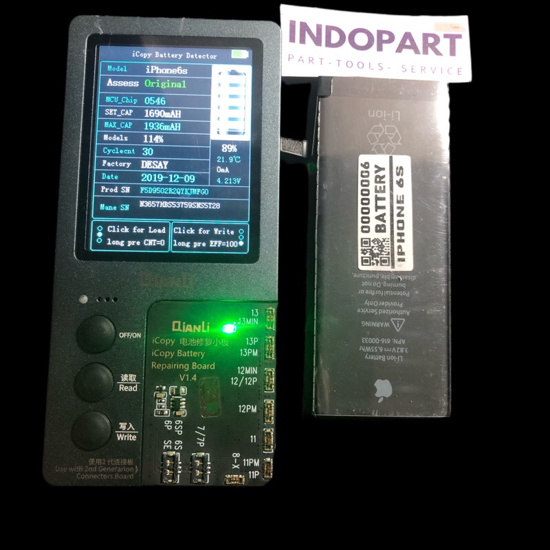 Baterai iphone 6s Ori 100%