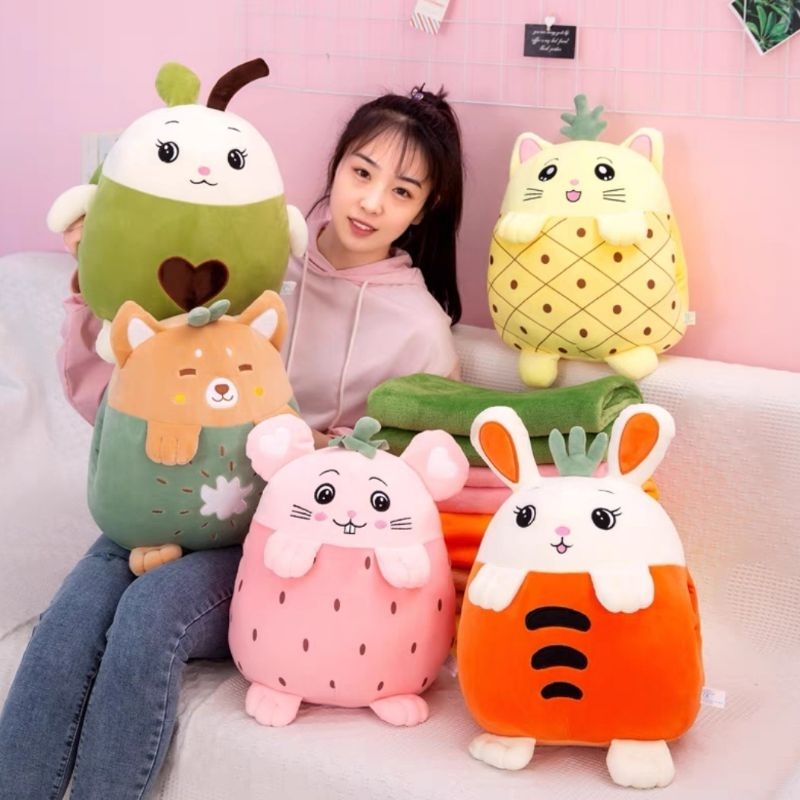 Bantal Boneka Bantal Selimut lucu anak-anak dan dewasa