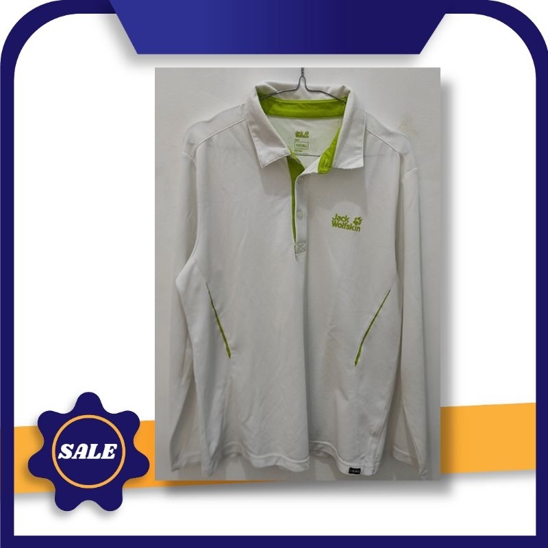 Kaos Kerah/Polo Shirt Jack Wolfskin Original