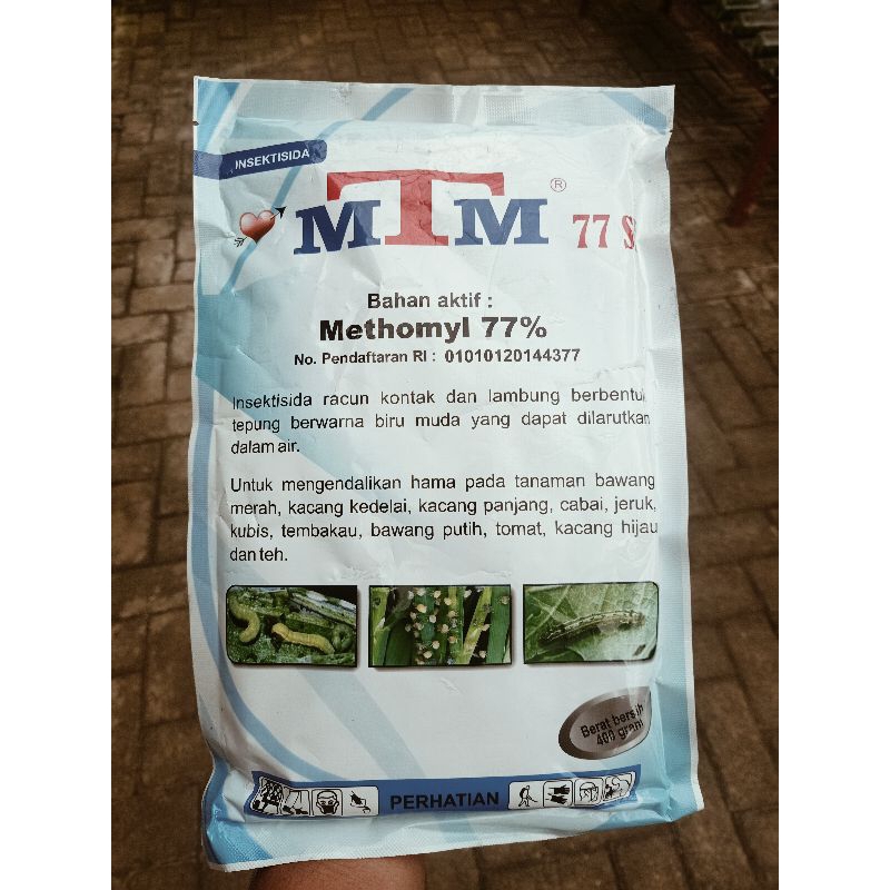 MTM 77 sp 400 gr insektisida bunga anggrek obat anti hama serangga ulat belalang kutu sayur hidropon