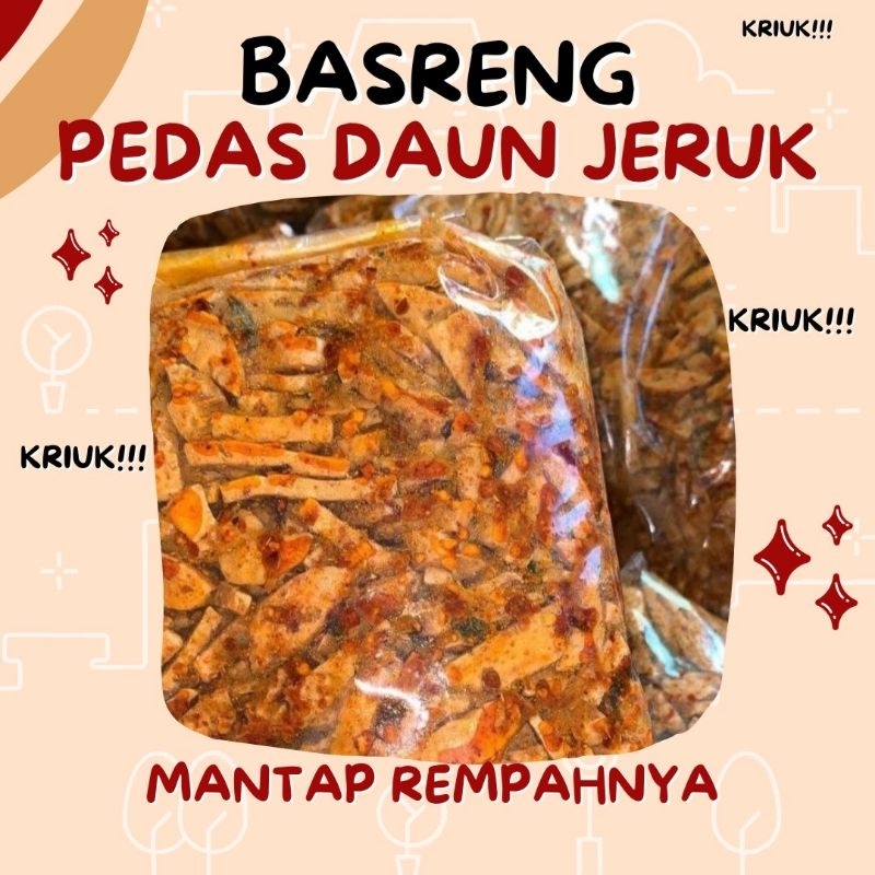 

BASRENG PEDAS DAUN JERUK DENGAN BUMBU MELIMPAH ISI 500 GR
