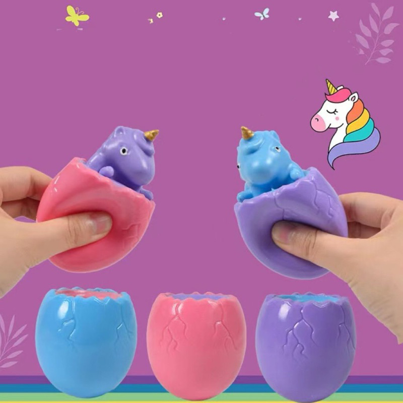 Mainan Anak Squishy Pop Up Unicorn Pencet Squeeze  Hewan Lucu