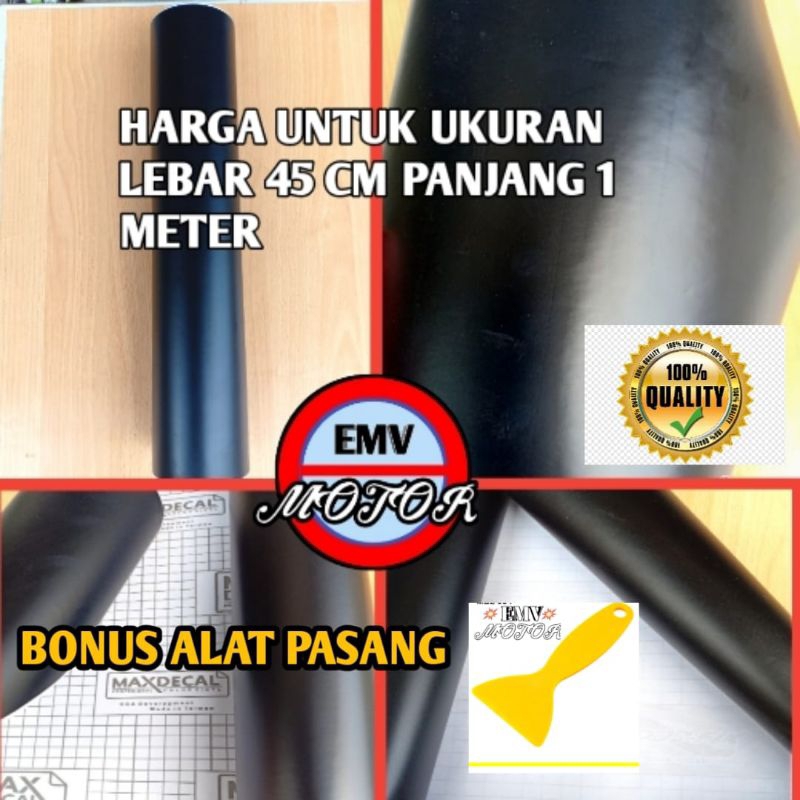 skotlet hitam doff permeter bonus alat pasang