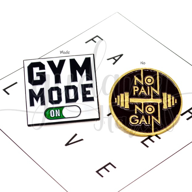 Pin Gym Mode Bros Tas Motif Game On Off Lucu GH 208080