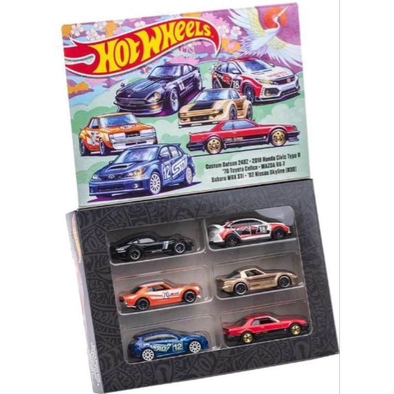 Hot Wheels Japanese Themed Special Edition JDM 6pcs Hotwheels Original Mattel